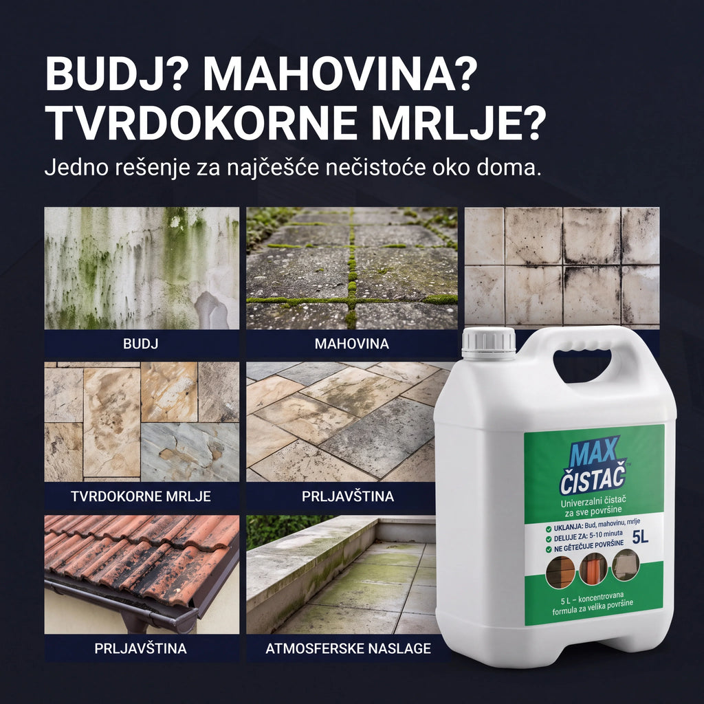 MAX Čistač™ za spoljašnje površine 5 L + 5 L GRATIS