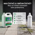 MAX Čistač™ za spoljašnje površine 5 L + 5 L GRATIS
