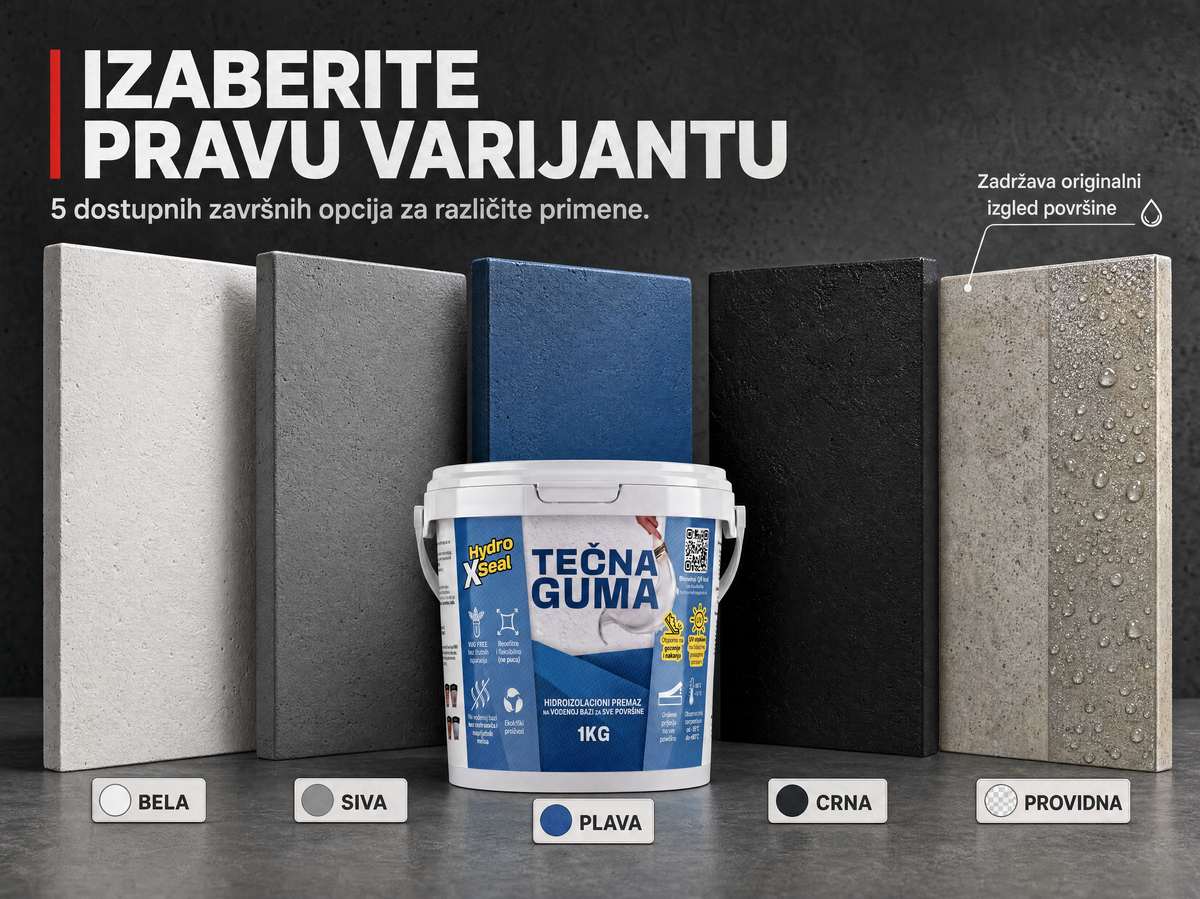 Tečna Guma za Hidroizolaciju - 500G + 500G (do 2m²)
